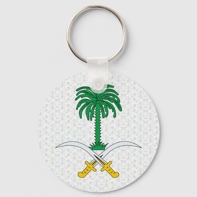 Saudi Arabia Coat of Arms detail Keychain (Front)