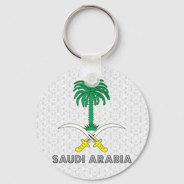Saudi Arabia Coat of Arms Keychain (Front)