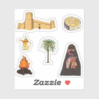 saudi arabia culture sticker 