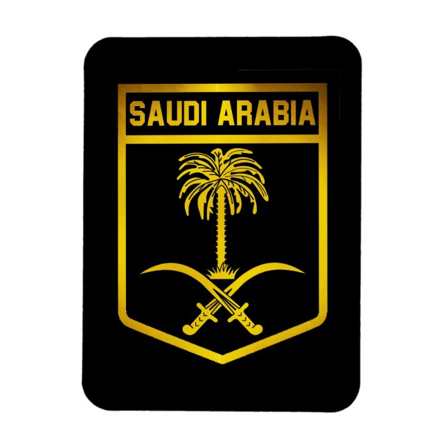 Saudi Arabia Emblem Magnet (Vertical)