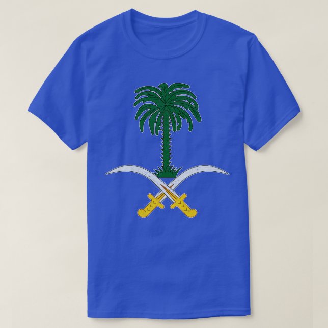 Saudi Arabia Faded Style Flag Design 1 T-Shirt (Design Front)