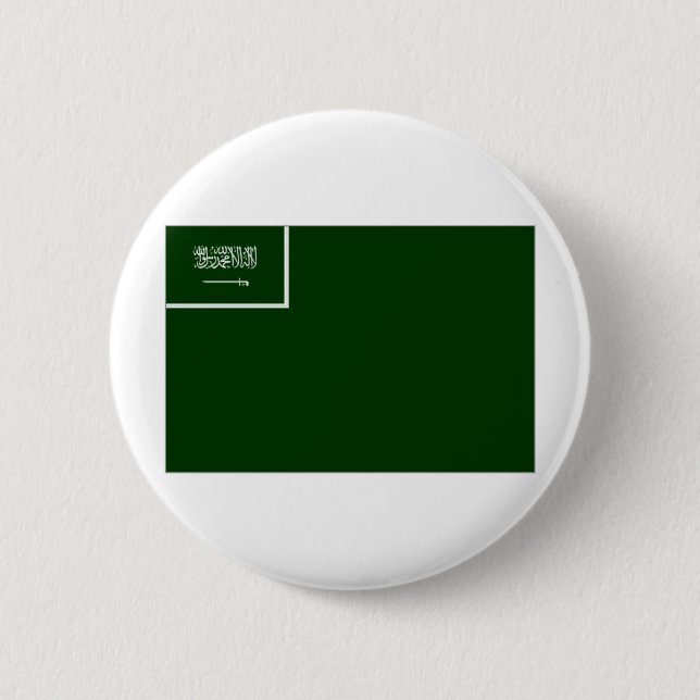 Saudi Arabia Flag 2 Inch Round Button (Front)