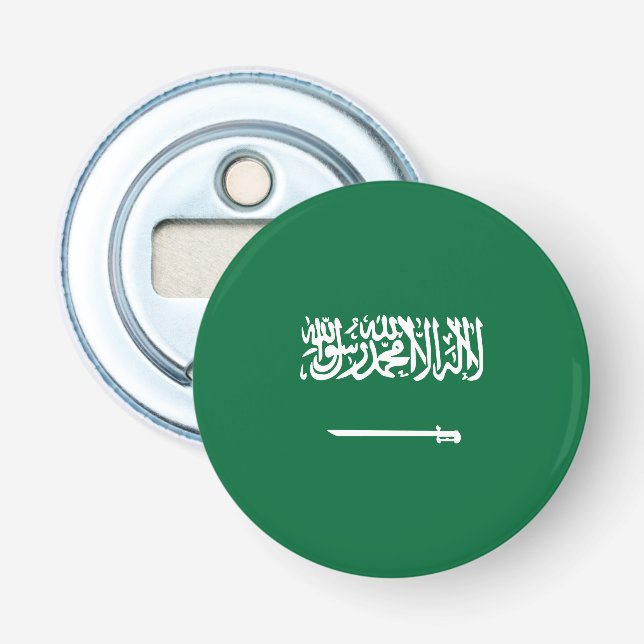 Saudi Arabia flag Bottle Opener (Front)