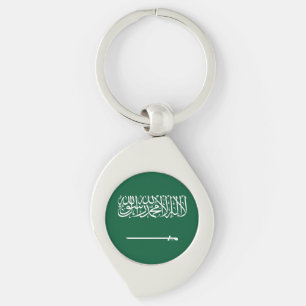 Saudi Arabia Flag Keychain
