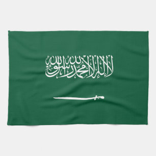 Saudi Arabia Flag Kitchen Towel
