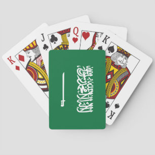 Saudi Arabia Flag Playing Cards