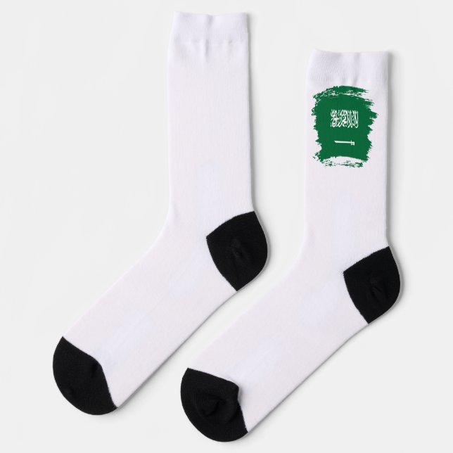 Saudi Arabia flag Socks (Left)