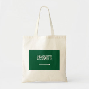 Saudi Arabia Flag Tote Bag