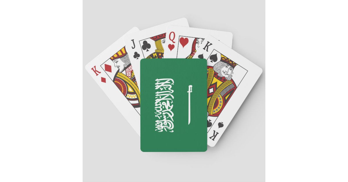 Saudi Arabia Playing Cards Zazzle