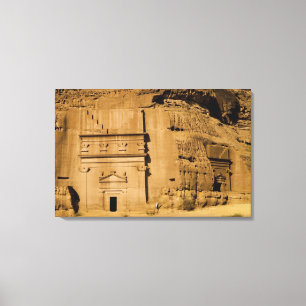 Saudi Arabia, site of Madain Saleh, ancient 3 Canvas Print