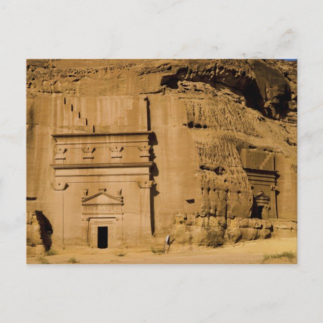 Saudi Arabia, site of Madain Saleh, ancient 3 Postcard (Front)