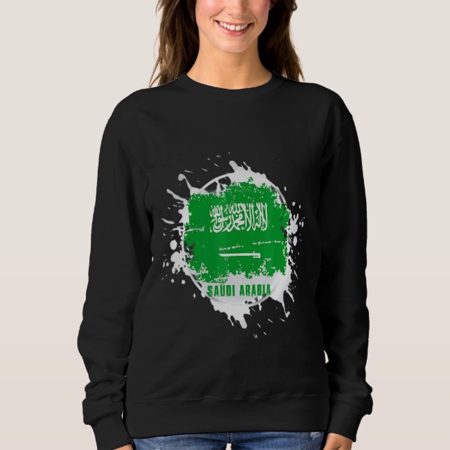 Saudi Arabia Splash Sweatshirt (Front)