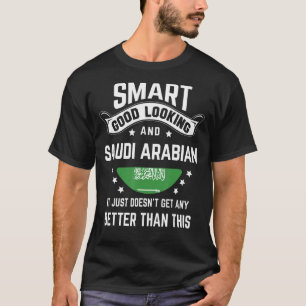 Saudi Arabian Flag Native Pride Saudi Arabia Roots T-Shirt