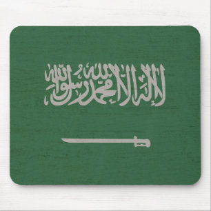 Saudi flag mouse pad
