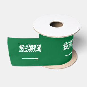 Saudi Flag & Saudi Arabia travel, holiday/sports Satin Ribbon