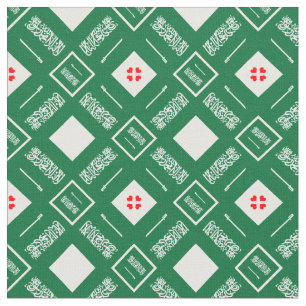 Saudi Flag & Saudi Arabia Trendy Fabric fashion