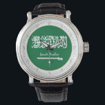 Saudi Flag & Saudi Arabia trendy fashion /design Watch<br><div class="desc">WATCH: Saudi Arabia & Saudi Arabian Flag fashion design - love my country, travel, holiday, country patriots / sports fans</div>