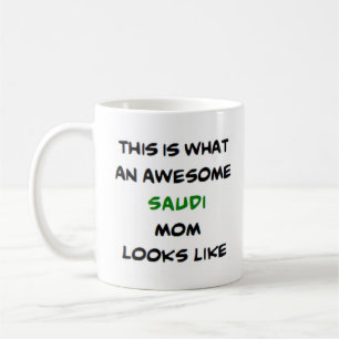 saudi mom, awesome coffee mug