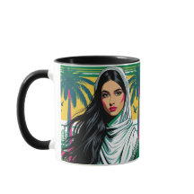 "Saudi Pop Queen – Bold Heritage Art for National