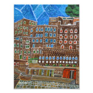 Saudi Site Abha Ginger houses  Photo Print