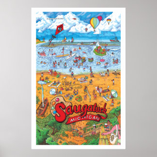 Saugatuck (Day) Large Poster