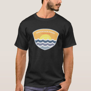 Saugatuck Point State Park Michigan Sunset Vacatio T-Shirt