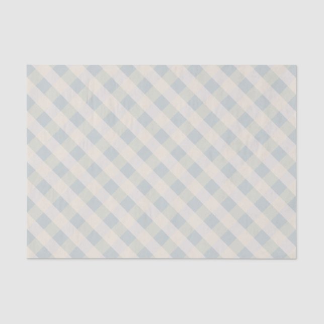 Sauge bleue, sauge, papier de soie de soie crème (Recto)