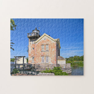 Saugerties Lighthouse, Hudson River New York Jigsaw Puzzle