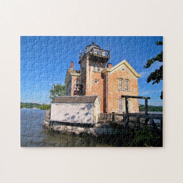 Saugerties Lighthouse, Hudson River New York Jigsaw Puzzle (Horizontal)