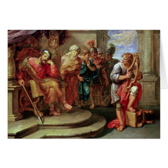 Saul Listening to David Playing the Harp (Front Horizontal)