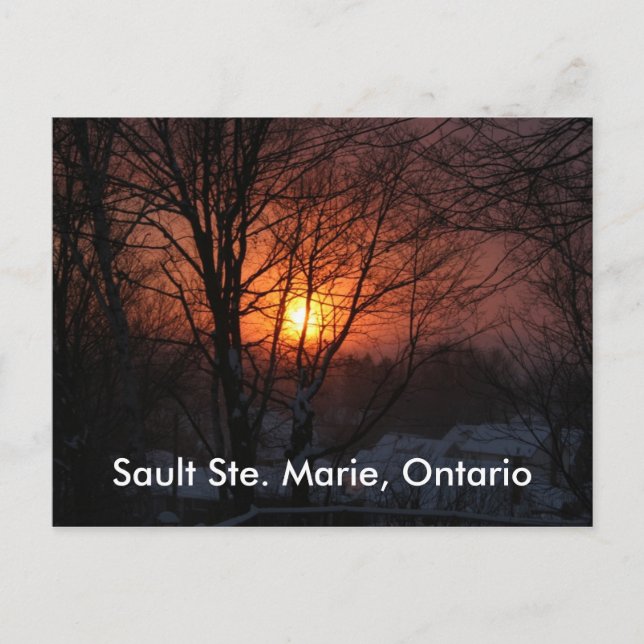 Sault Ste. Marie, Carte postale de l'Ontario (Devant)