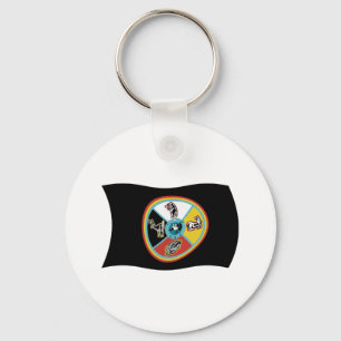 Sault Ste. Marie Tribe Flag Keychain