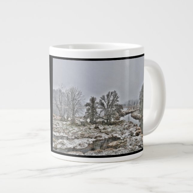 Saumon Creek Greenway First Snow Mug (Devant droit)