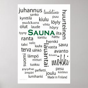 Sauna juliste — poster