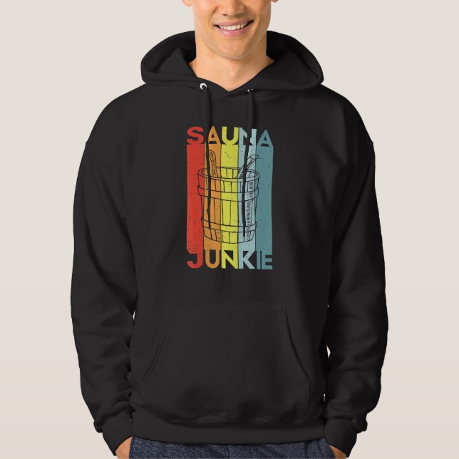 Sauna Spa Massage Sweat room Banya Hoodie (Front)