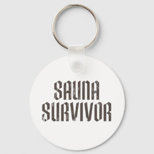 Sauna Survivor 01 Keychain