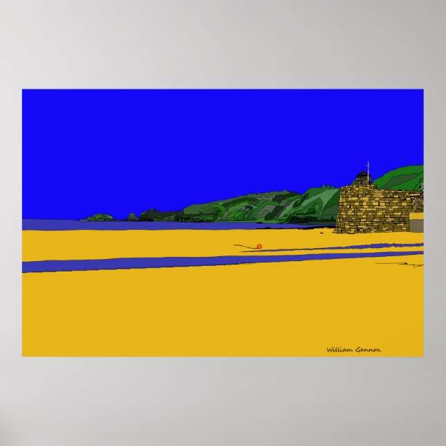 Saundersfoot. William Gannon Poster (Front)