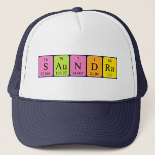 Saundra periodic table name hat
