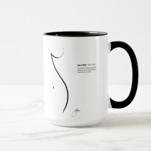 'Saunter' 15oz Mug with written definition