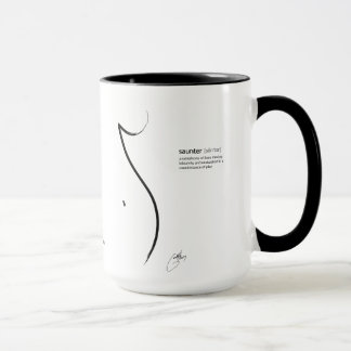 'Saunter' 15oz Mug with written definition