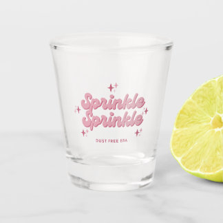 Saupoudrer le verre de tir