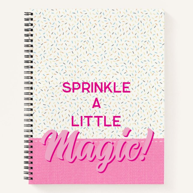 Saupoudrer un petit Carnet magique (Devant)