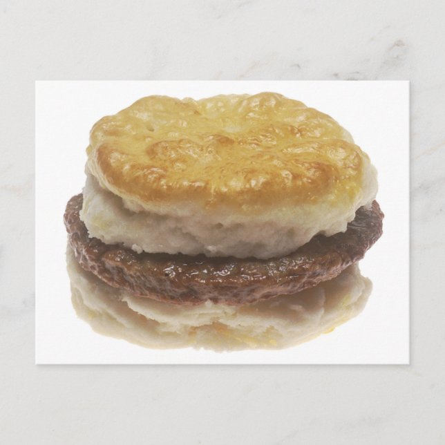 Sausage Biscuit Postcard (Front)