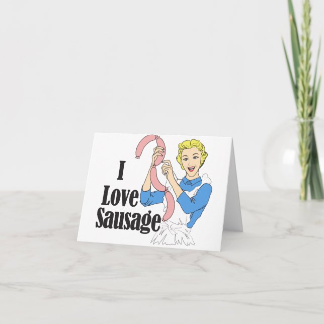 Sausage Card (Front)