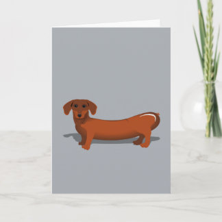 Sausage Dog Birthday Card