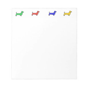 Sausage Dog notepad
