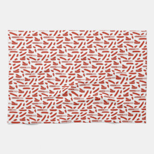 Sausage Dog pattern Kitchen Towel
