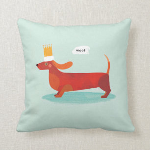 Sausage Dog! Throw Pillow