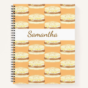 Sausage,Egg And Cheese Sandwich Notebook