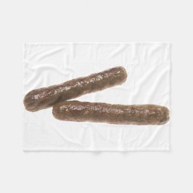 Sausage Links Fleece Blanket (Front (Horizontal))